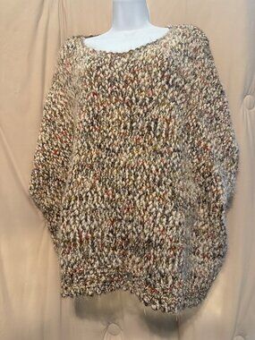 Cost Plus World Market Chunky Poncho OSFA